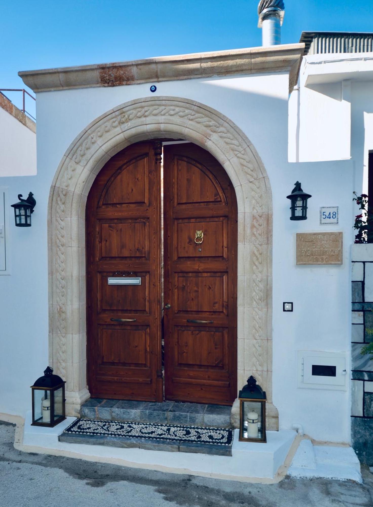 Villa Patitiri Traditional House With Hot Tub Archangelos  Exterior photo
