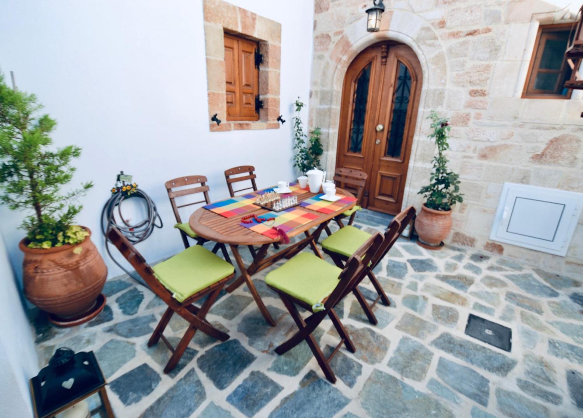 Villa Patitiri Traditional House With Hot Tub Archangelos  Exterior photo